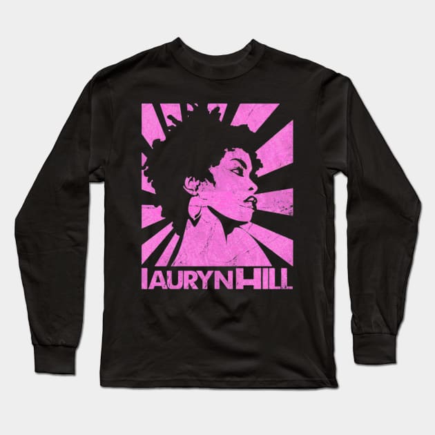 Lauryn hill t-shirt Long Sleeve T-Shirt by San9 pujan99a